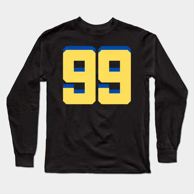 Number 99 Long Sleeve T-Shirt by Mcvipa⭐⭐⭐⭐⭐